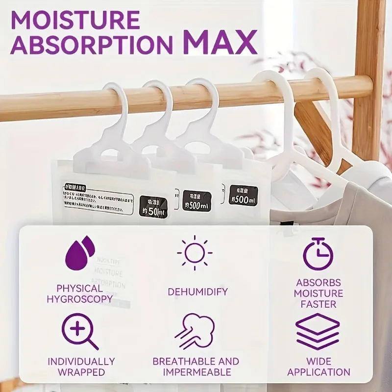 5 Large Dehumidifier Bags – Moisture Absorbing & Mold Prevention Dehumidifier Bags Babs