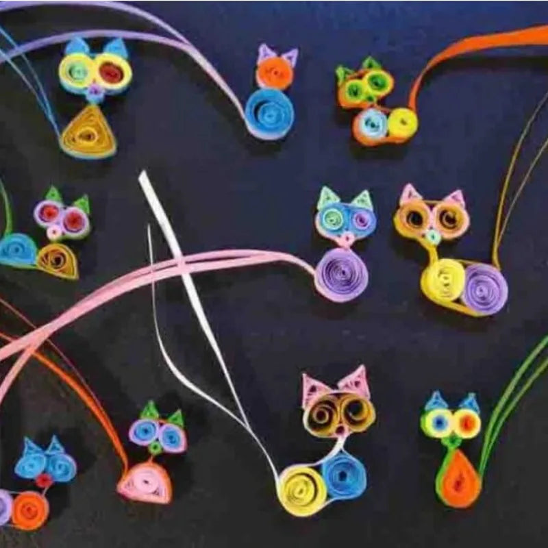 Paper Quilling Tool Set with Templates – 2pcs Rolling Kit Paper Quilling Kit Babs