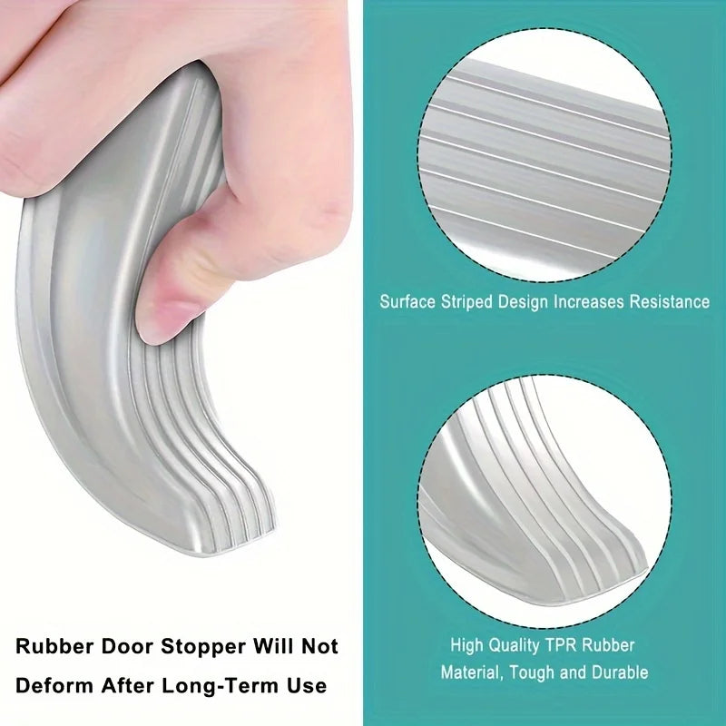 Non-Slip Door Stopper Wedge & Anti-Collision Door Blocker Door Stopper Wedge Babs