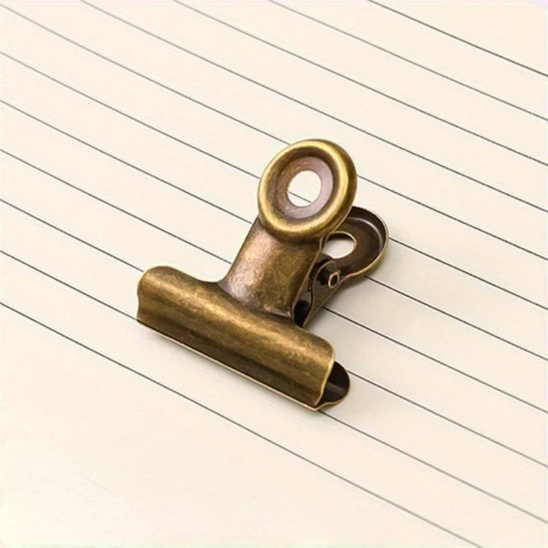 10-Pack Metal Multifunction Clips – Food, File & Photo Clamps Multifunction Bag Clips Babs Bronze