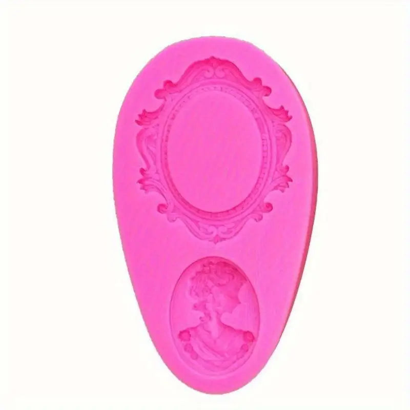 3D Mirror Design Silicone Soap Mold | DIY Craft Mold Silicone Craft Mold Babs 1pc