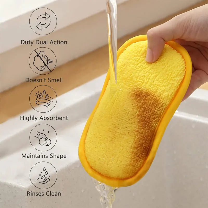 Colorful Double-Sided Kitchen Scrub Sponges | Dishes & Sinks Kitchen Scrub Sponges Babs