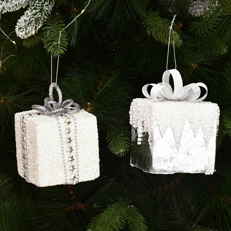 Large White Foam Christmas Ball Ornaments | Xmas Tree Pendants Christmas Ball Ornaments Babs