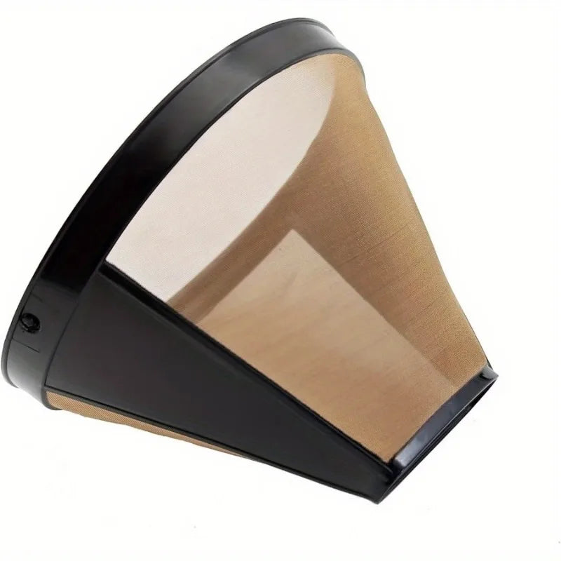 Reusable #4 Cone Gold Coffee Filter – Fits Cuisinart & Ninja Reusable Coffee Filter Babs