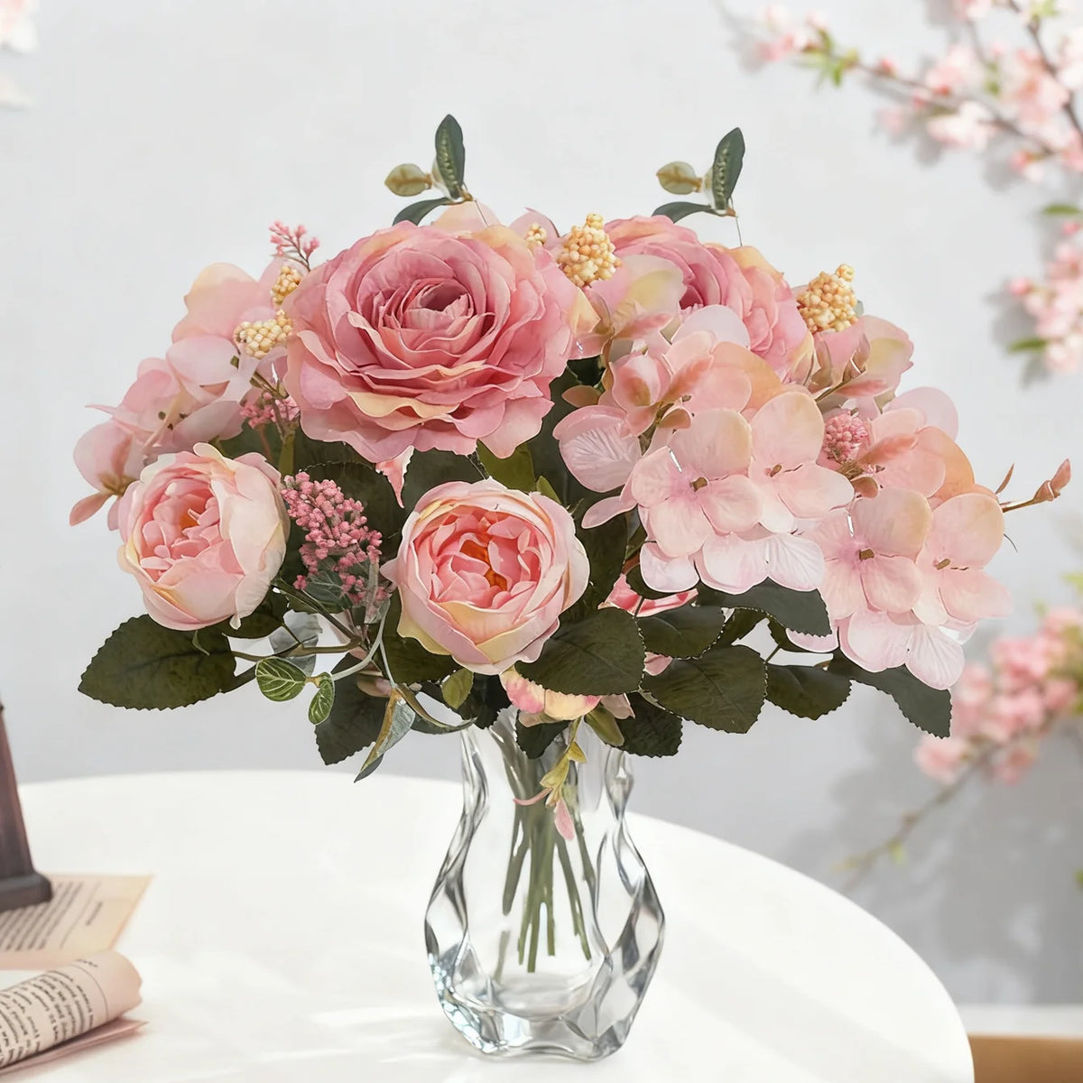 Artificial Silk Rose & Peony Flower – Wedding & Home Décor Artificial Silk Flower Babs