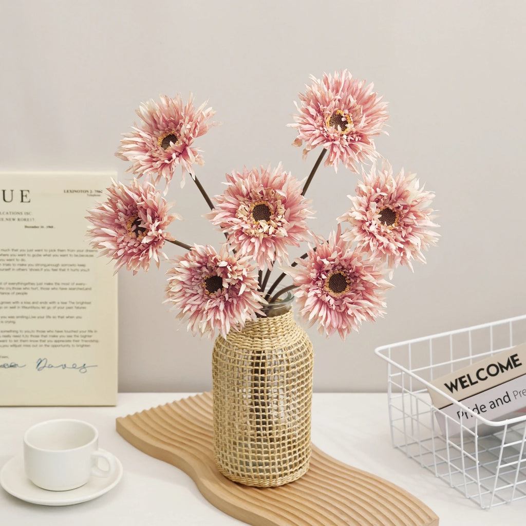 Artificial Silk Gerbera Flower Bouquet – Wedding & Home Decor Artificial Flower Bouquet Babs