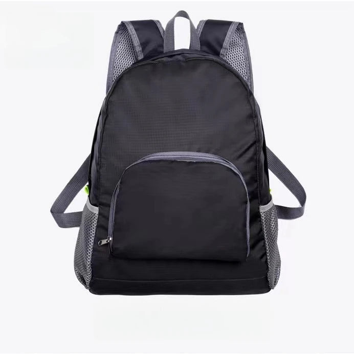 Foldable Canvas Travel Backpack – Hiking & Camping Bag Foldable Backpack Babs black color