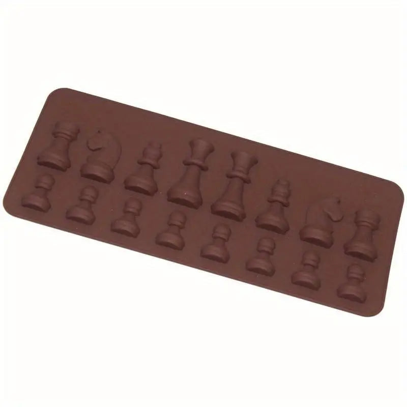 Chess Silicone Chocolate Mold – Ice Cube & Candy Tray Silicone Baking Mold Babs