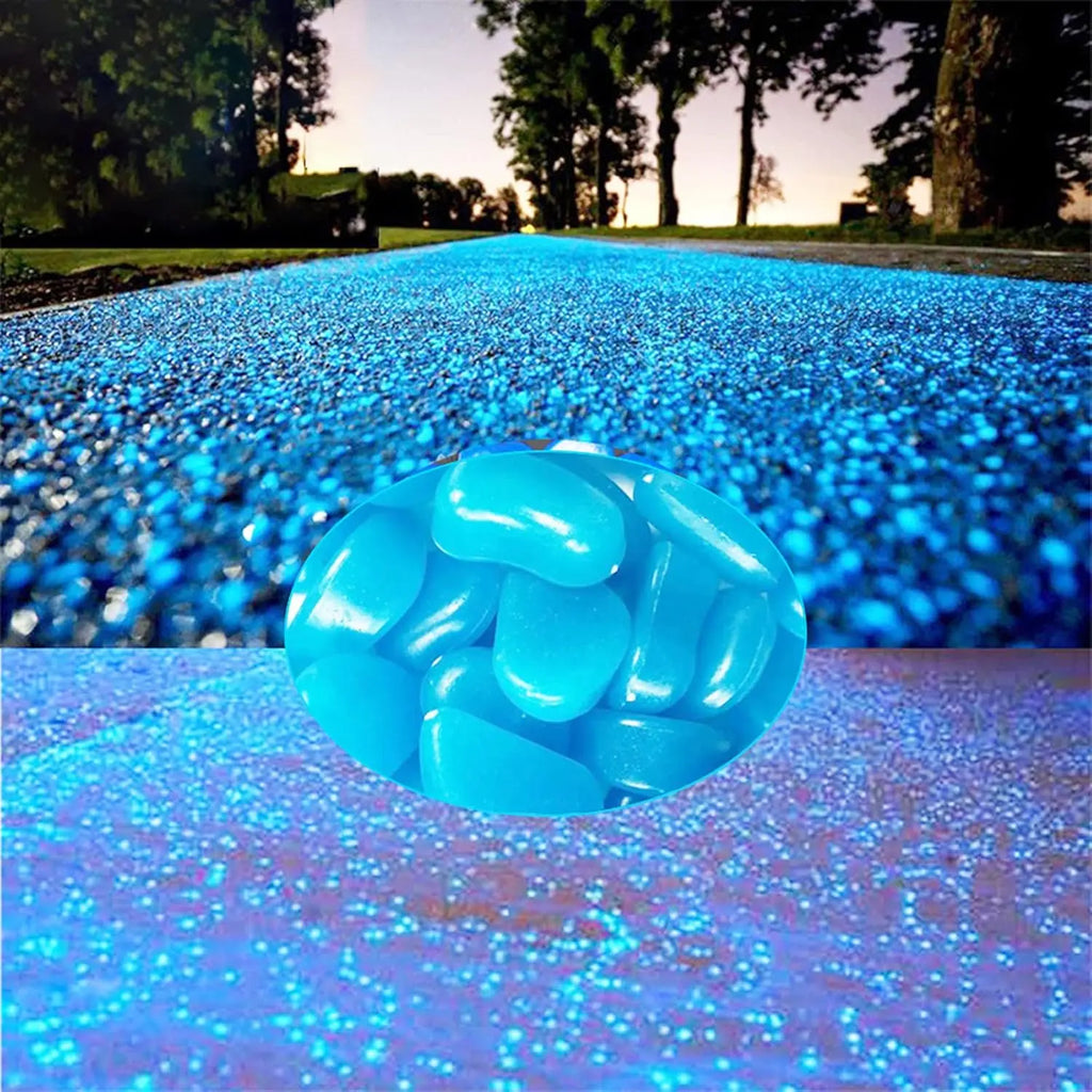 Glowing Garden Pebbles – Glow-in-the-Dark Rocks for Landscape Glowing Garden Pebbles Babs