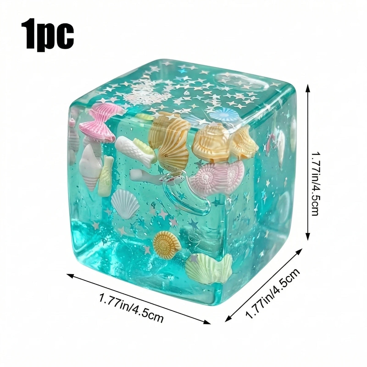 Ocean Squeeze Sensory Fidget Ball – 3D Cartoon Stress Toy Sensory Fidget Toy Babs Blue One Size