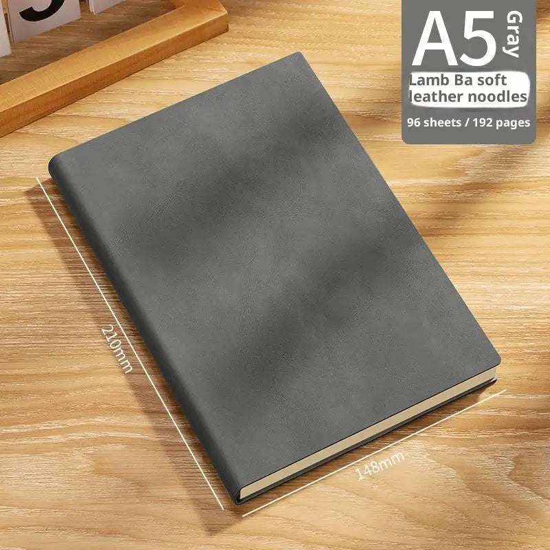 Vintage A5 Soft Leather Notebook – Business & College Journal Leather Notebook Babs A13
