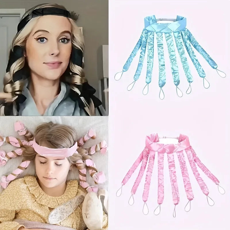 Octopus No-Heat Hair Curler – Soft Foam Overnight Curls No-Heat Hair Curler Babs