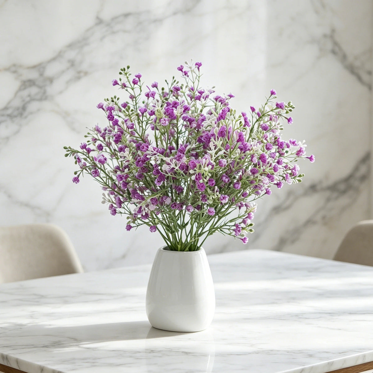 Artificial Gypsophila Bouquet | Fake Flowers for Wedding & Home Artificial Flower Bouquet Babs