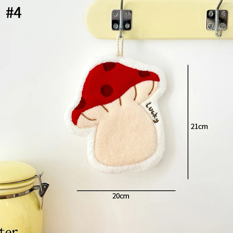 Kawaii Floral Hanging Hand Towel – Quick-Dry Kitchen & Bath Hand Towel Babs C4 20cm*20cm