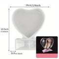 Silicone Resin Mold – Heart & Square Photo Frame DIY Craft Resin Craft Mold Babs S1