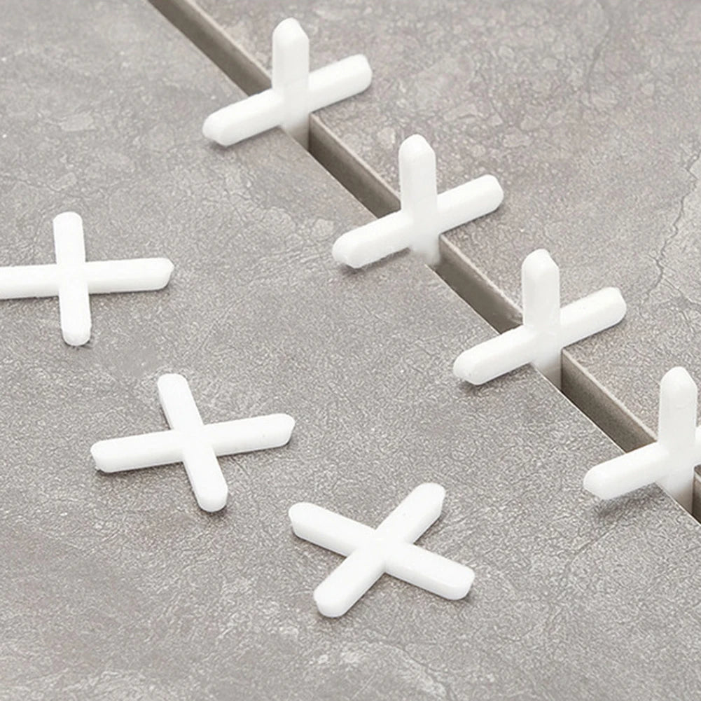 500PCS Cross Tile Spacer Clips 1.0–3.0mm Floor & Wall Leveling Tile Spacer Clips Babs