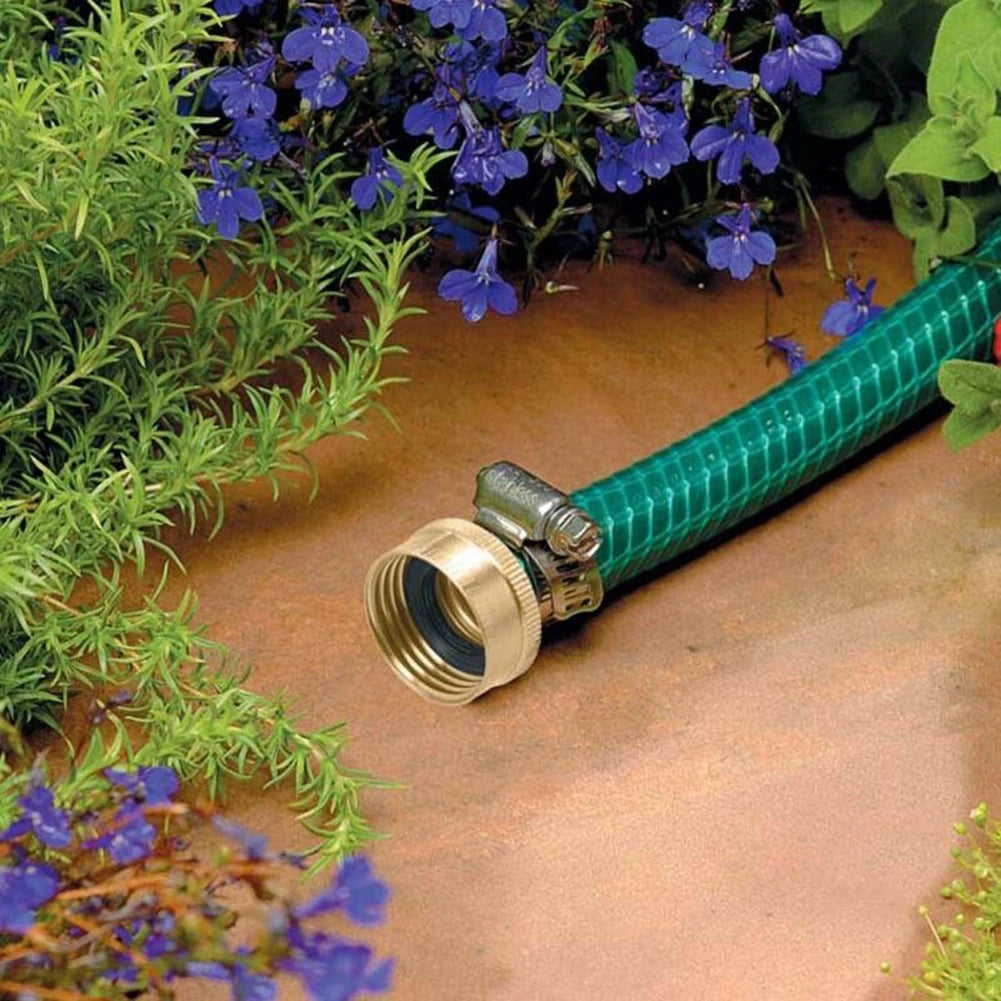 3/4 Inch Brass Garden Hose Repair Mender Kit with Clamp Hose Repair Kit Babs