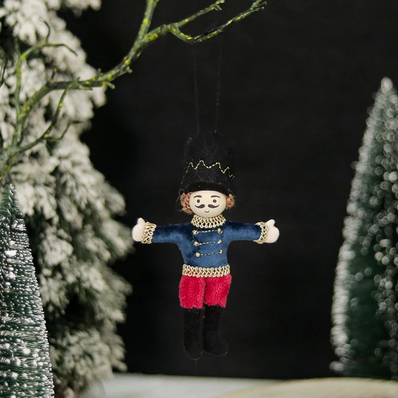 Nutcracker Soldier Christmas Ornament | Tree Pendant Holiday Décor Christmas Ornament Babs Black Clothes