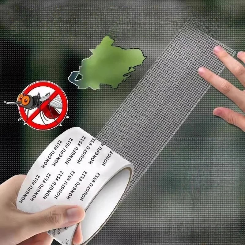 Self-Adhesive Window Screen Repair Patch Tape | Mesh Fix Screen Repair Tape Babs