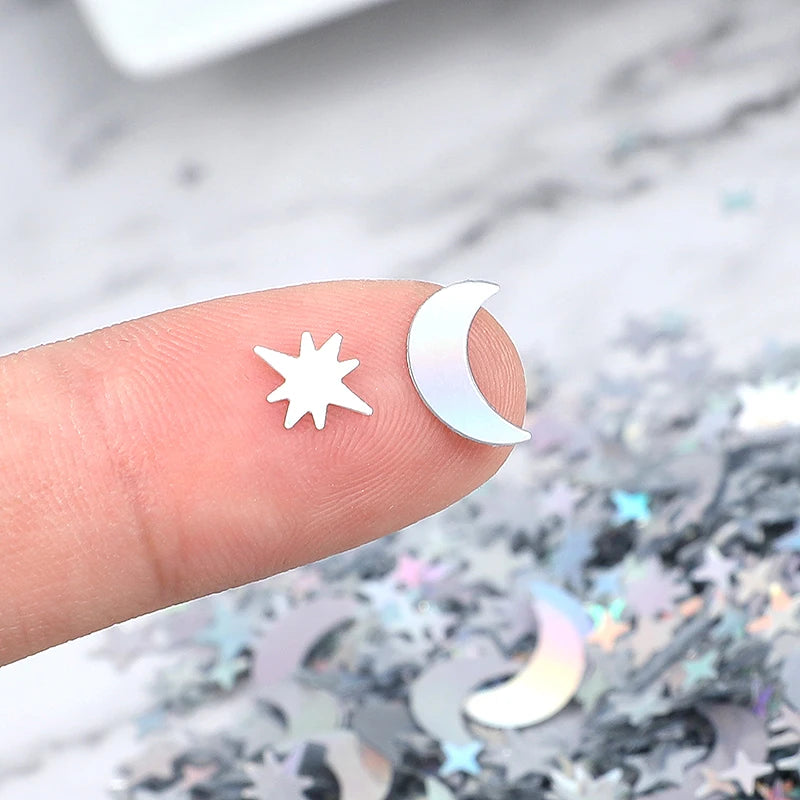 Glitter Moon Star Confetti – Eid Mubarak & Ramadan Decor Party Confetti Decor Babs