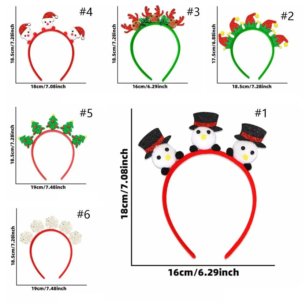 Cute Christmas Headbands – Elf, Reindeer & Tree Styles Holiday Hair Headband Babs