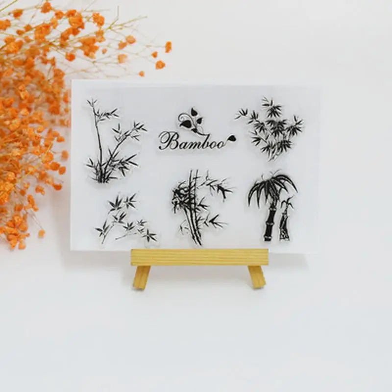 Bamboo Forest Clear Stamps for DIY Scrapbooking & Albums Clear Craft Stamp Babs