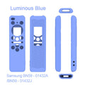 Silicone TV Remote Cover Protector for Samsung & LG Remote Control Cover Babs YKQ005-Luminous Blue