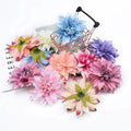 50/100pcs Silk Gerbera Artificial Flowers – Wedding & Home Decor Artificial Flower Heads Babs MIX 100pcs
