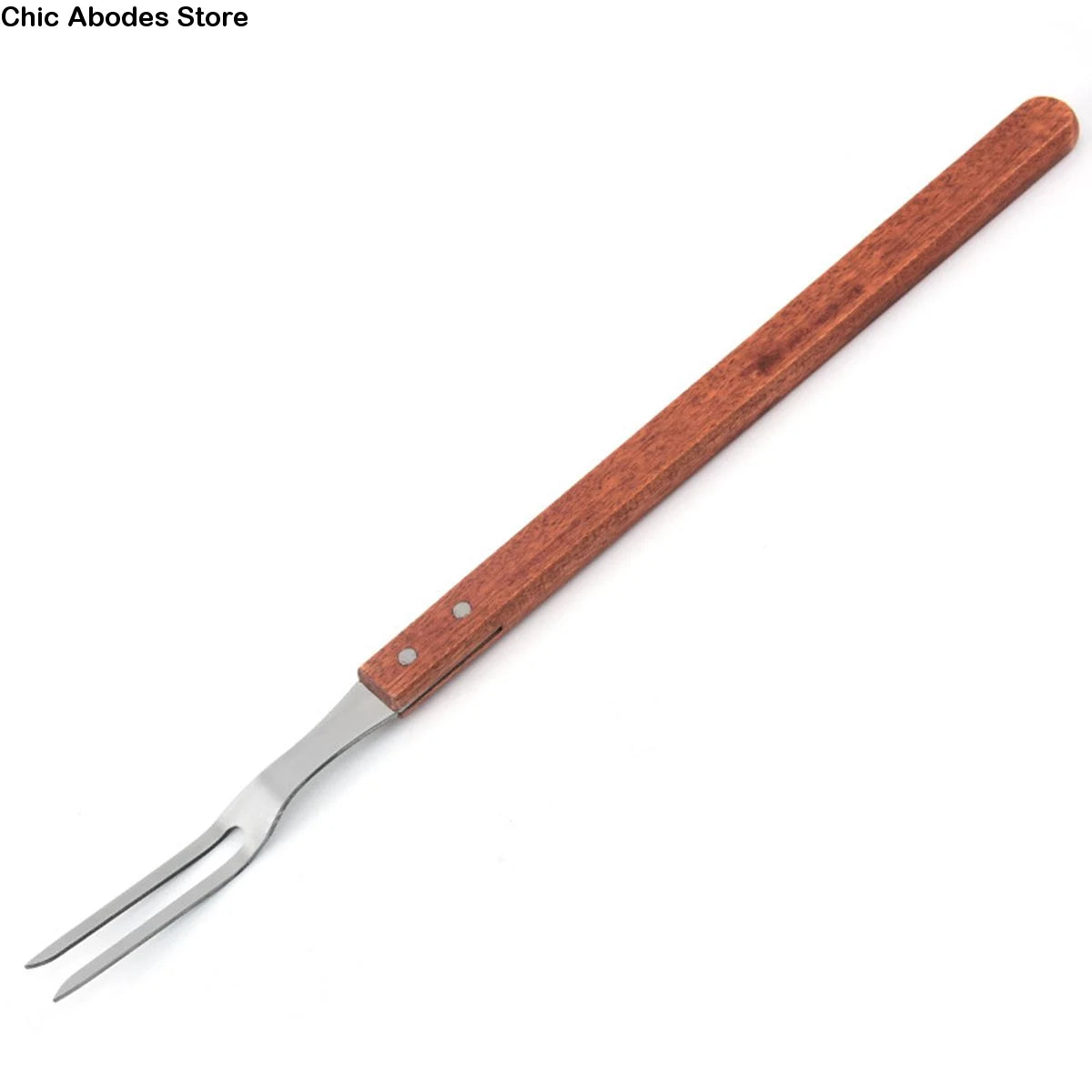 Stainless Steel BBQ Carving Fork with Wooden Handle BBQ Carving Fork Babs