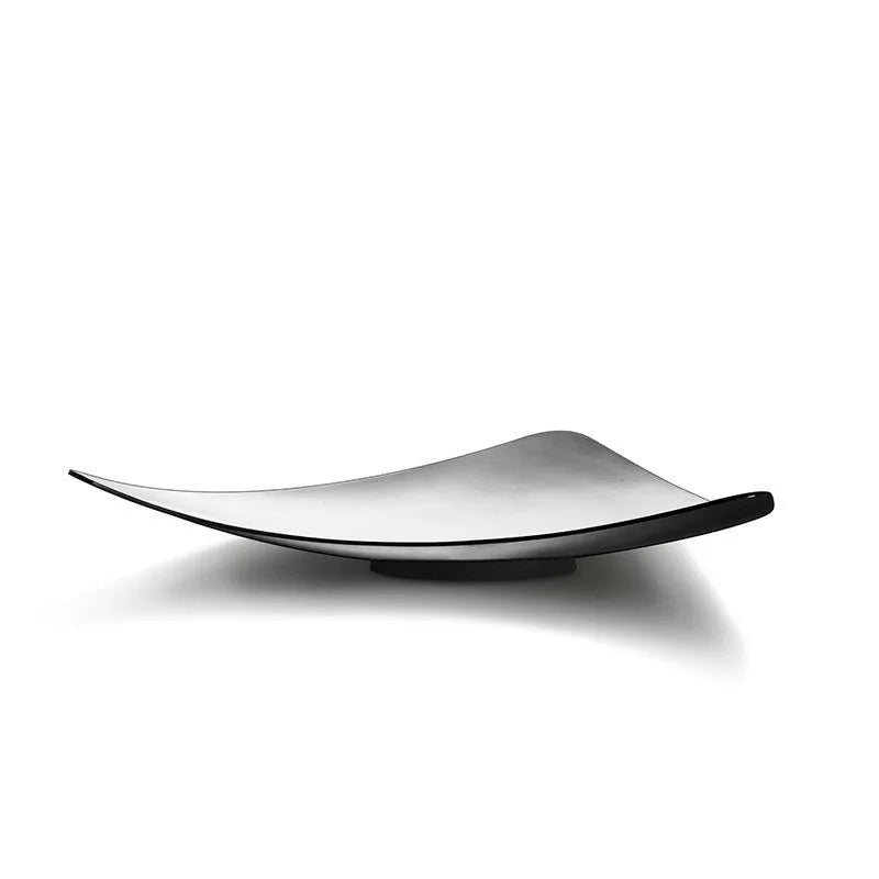 Luxury Stainless Steel Decorative Fruit Plate & Tray Decorative Fruit Tray Babs Triangle-Wire Drawin