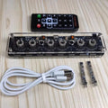 6-Digit IN-8 Nixie Tube Clock Base – LED Motherboard Nixie Tube Clock Base Babs Glow Tube Base