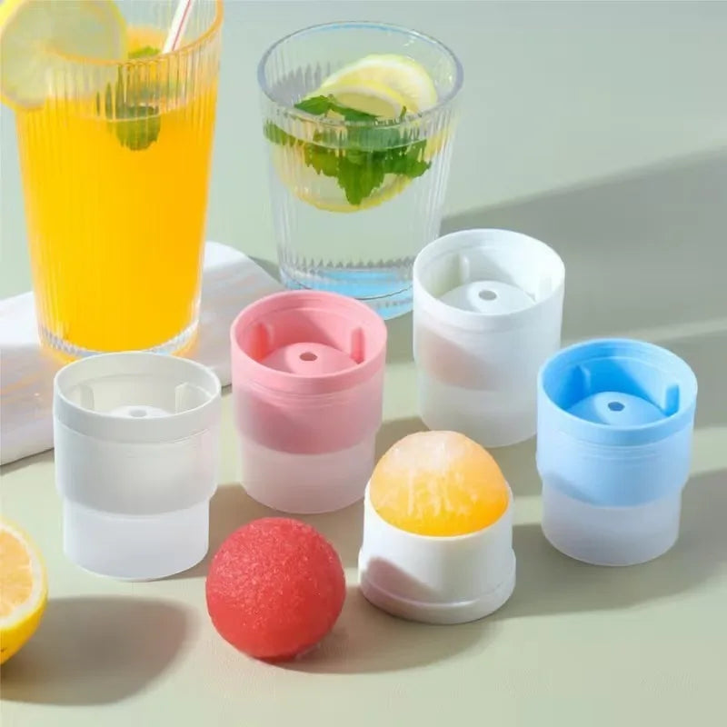 Silicone Round Ice Ball Mold – Easy Release, Food Grade Ice Ball Mold Babs
