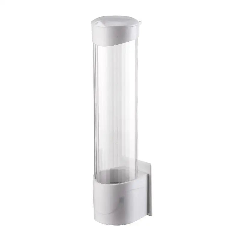 Punch-Free Automatic Disposable Paper Cup Holder Dispenser Cup Dispenser Rack Babs white