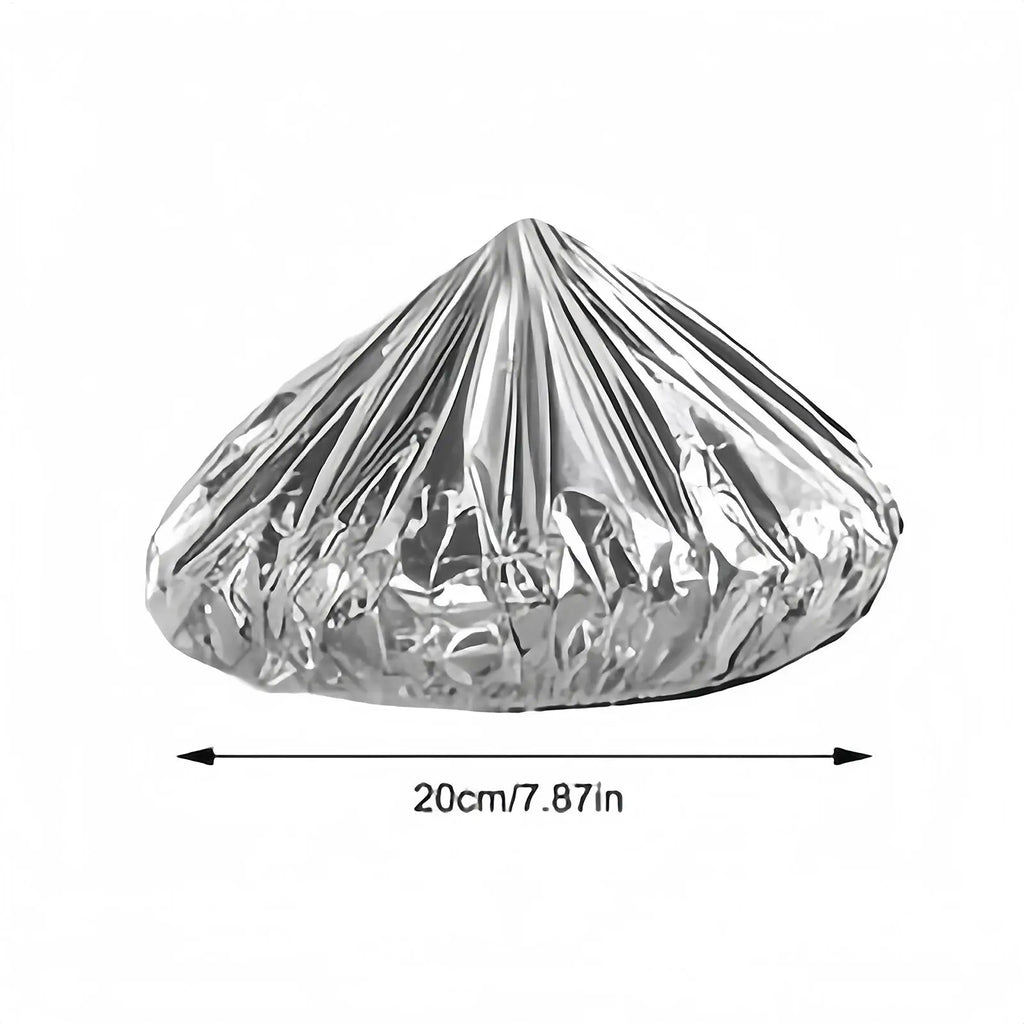 10-Pack Reusable Aluminum Foil Food Covers for Bowls & Dishes Food Storage Covers Babs