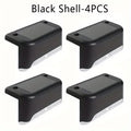 Solar LED Step Lights Outdoor Waterproof Deck & Stair Lamp Solar Step Light Babs Black - warm light