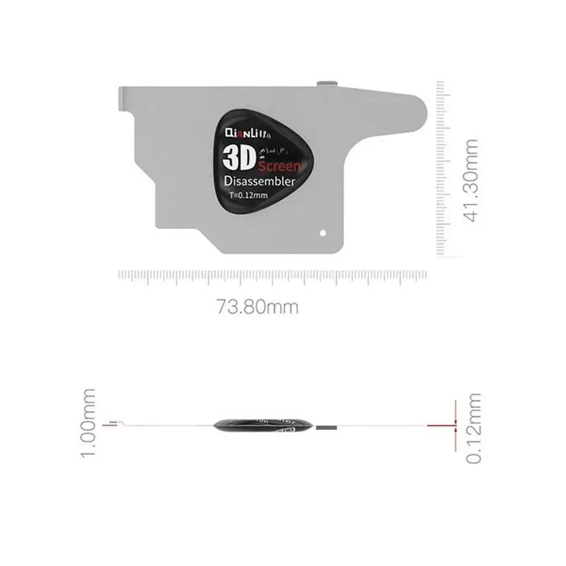 3D Phone LCD Screen Pry Tool – Stainless Steel Repair Kit Phone Repair Tool Babs