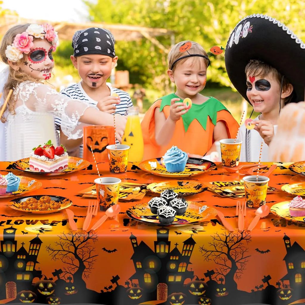 Halloween Disposable Tableware Set – Plates, Cups & More Disposable Tableware Set Babs