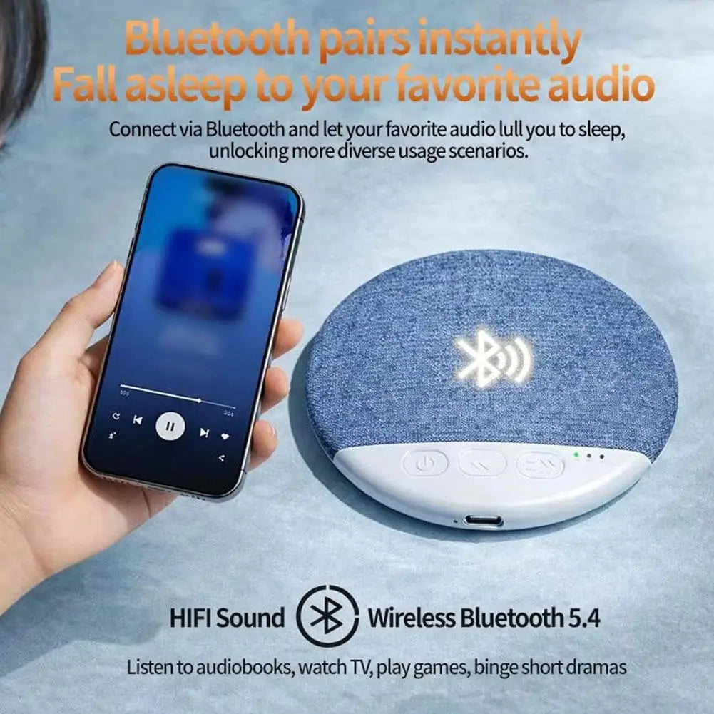 Mini Bluetooth Pillow Speaker – White Noise & Sleep Timer Bluetooth Pillow Speaker Babs