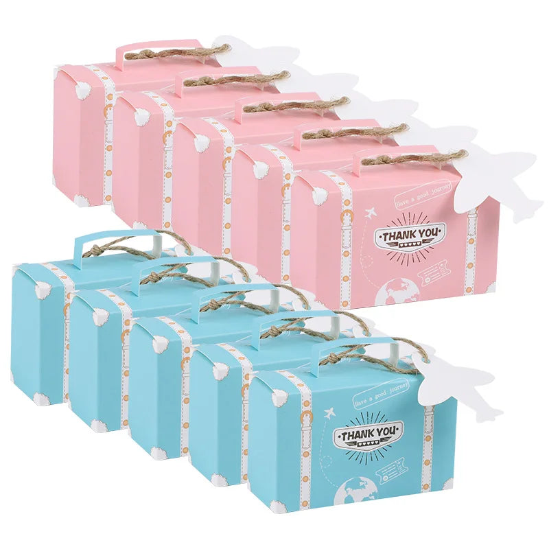 Suitcase Candy Gift Boxes 10/20 Pcs – Party & Wedding Favors Party Favor Boxes Babs