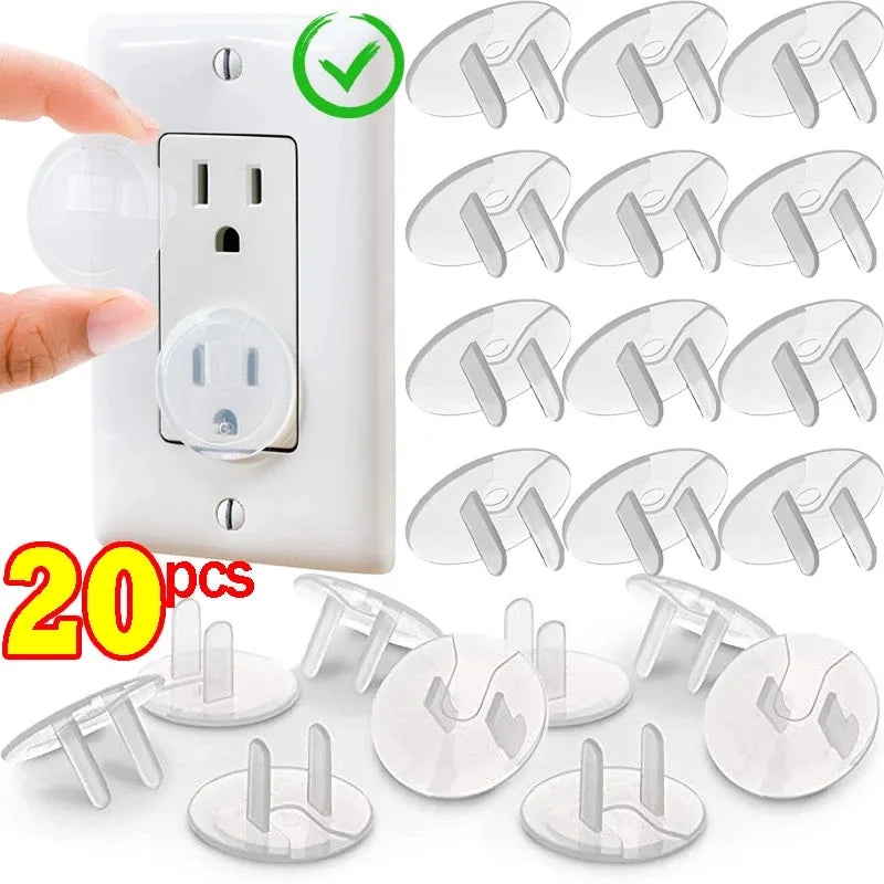 10-Pack Childproof Outlet Covers – Baby Safety Socket Protectors Baby Safety Cover Babs
