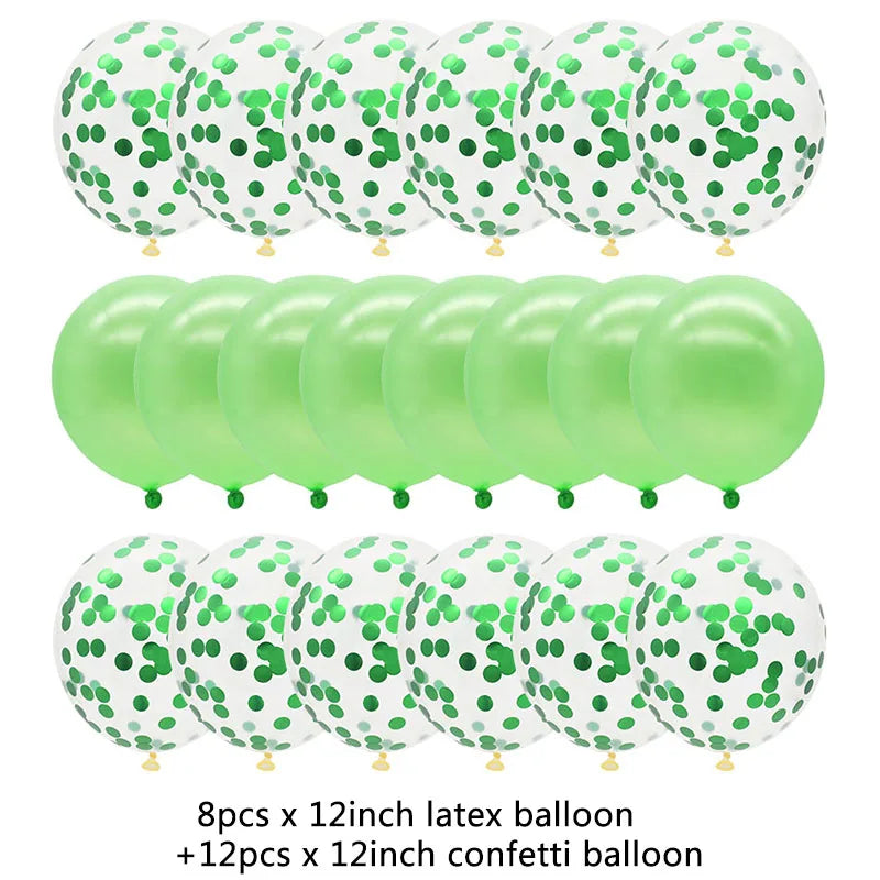 20Pcs Rose Gold Confetti Metallic Balloons Party Decoration Set Party Balloon Set Babs 20pcs latex balloon 4 12inch