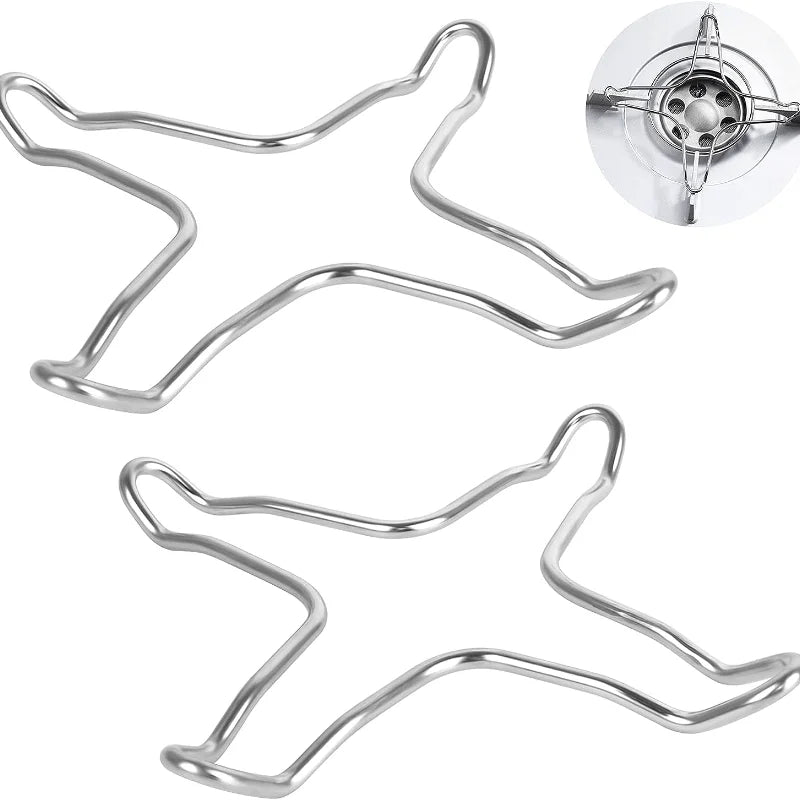 Gas Stove Auxiliary Rack – Iron Milk, Coffee & Pot Stand Stove Pot Rack Babs 2pcs