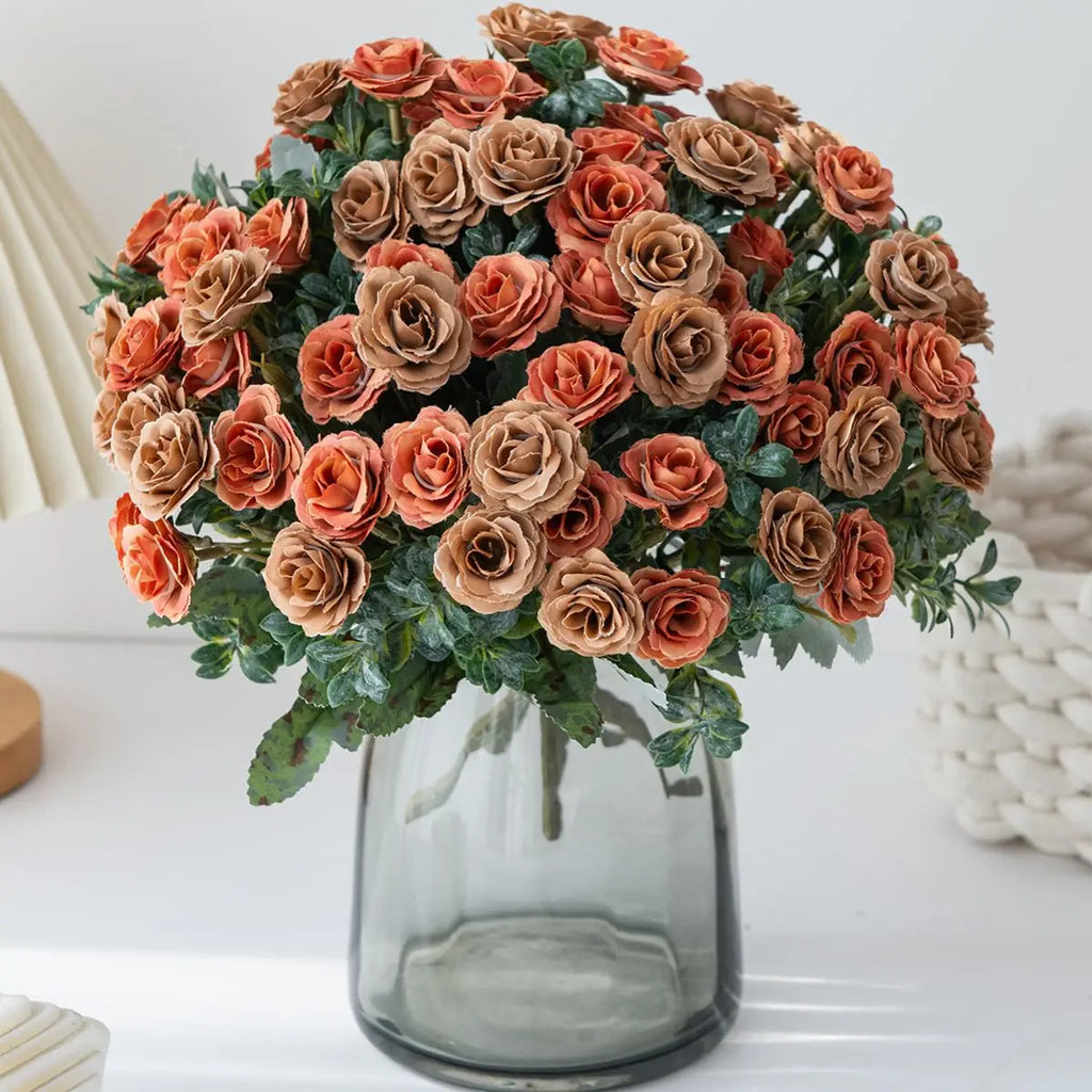 Artificial Silk Rose Bouquet – Wedding & Home Décor Gift Artificial Flower Bouquet Babs