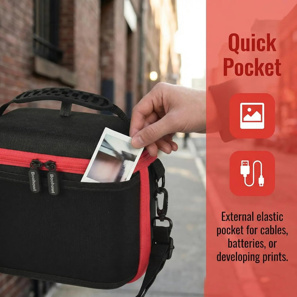 Polaroid Instant Camera Case – Hard EVA Carrying Bag with Strap Camera Carrying Case Babs