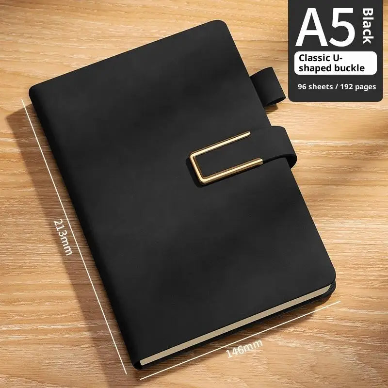 Vintage A5 Soft Leather Notebook – Business & College Journal Leather Notebook Babs A19