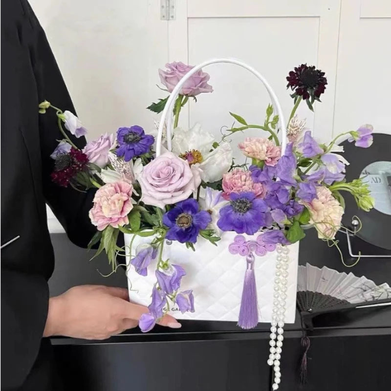 Reusable Waterproof Floral Gift Tote Bags – Wedding & Party Floral Gift Tote Bags Babs