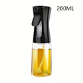 Oil Spray Bottle 200ml/300ml – Kitchen BBQ Baking Sprayer Oil Spray Bottle Babs Black 200ML