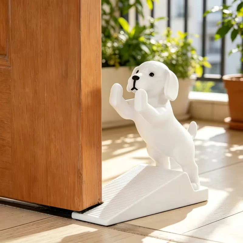 3D-Printed Labrador Doorstop – Cute Decorative Dog Door Wedge Decorative Doorstop Babs B-White