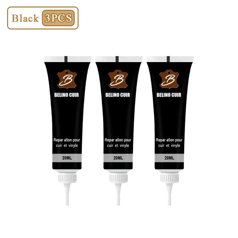 Leather Repair Cream – Scratches, Cracks, Car Seats & Sofa Leather Repair Cream Babs Black-3PCS