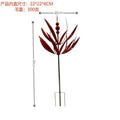 Metal Wrought Iron Spinning Windmill Outdoor Garden Wind Rotator Garden Wind Rotator Babs Red